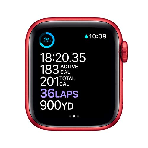 Apple Watch Series 6 GPS 44mm - Aluminum Case with Sport Band Renewed