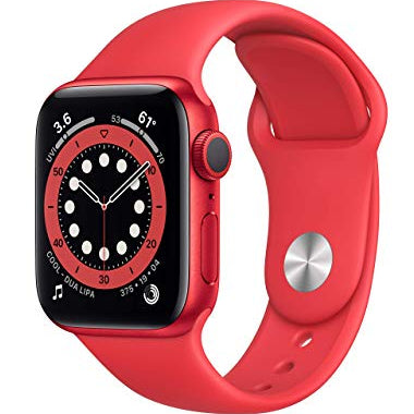 Apple Watch Series 6 GPS 44mm - Aluminum Case with Sport Band Renewed